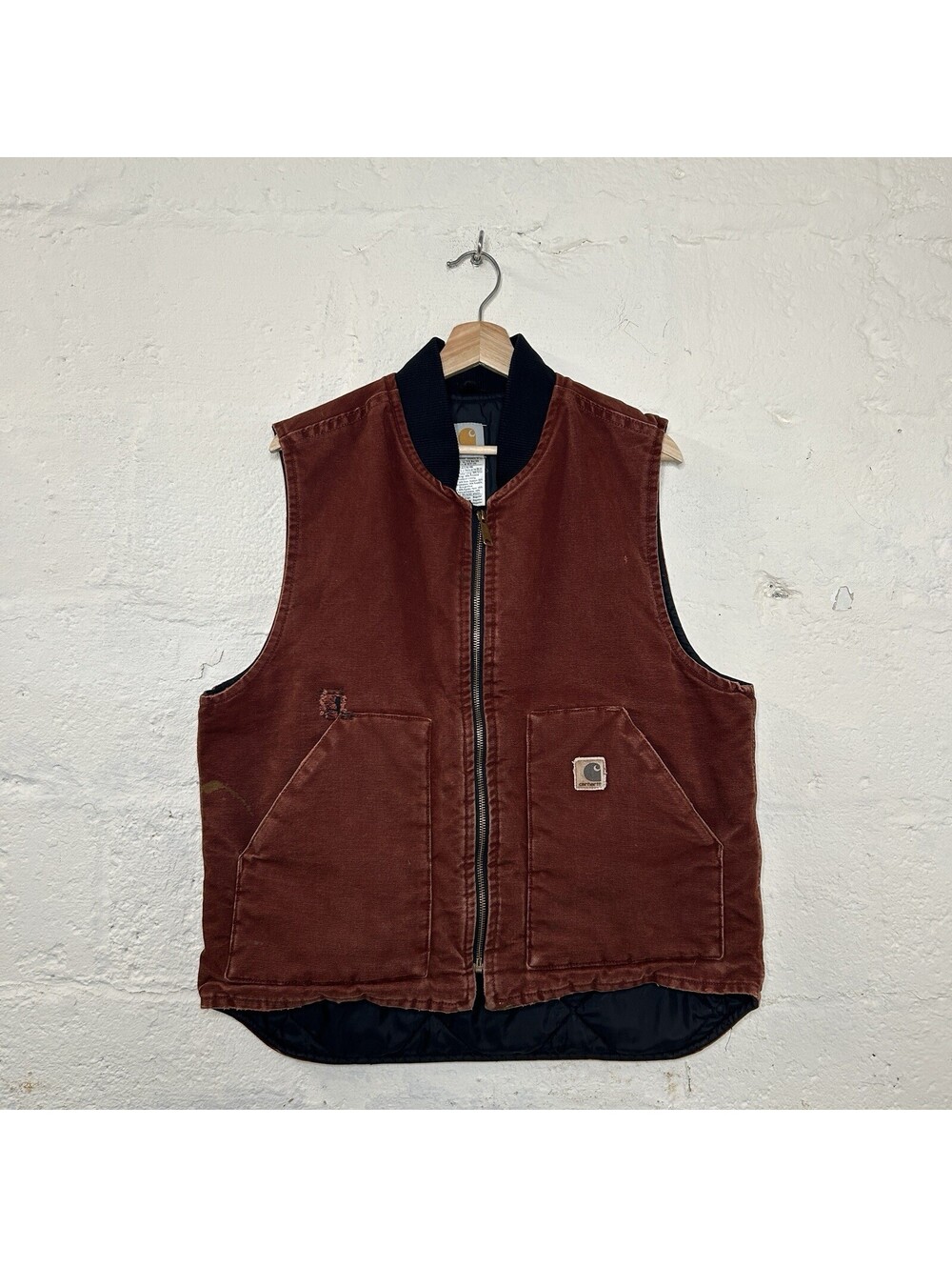 Vintage Carhartt Quilted Artic Vest “Clay Red” V02 CLY
